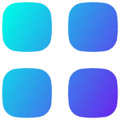 Layout Grid Icon from Flex Gradient Set