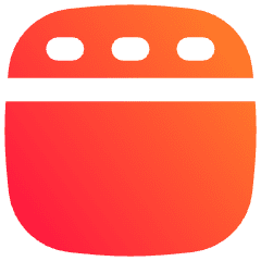 Layout Top Bar Icon from Flex Gradient Set