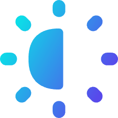 Brightness 2 Icon from Flex Gradient Set