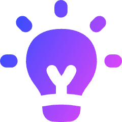 Lightbulb On Icon from Flex Gradient Set