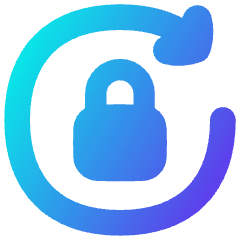 Lock Rotation Icon from Flex Gradient Set