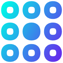 Dial Pad Center Middle Icon from Flex Gradient Set