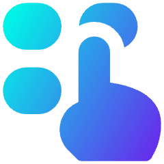 Dial Pad Finger 2 Icon from Flex Gradient Set
