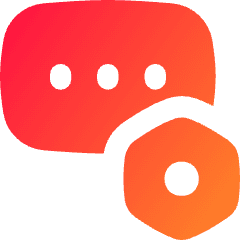 Login Setting Bolt Nut Icon from Flex Gradient Set