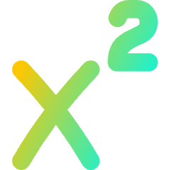 Exponent Base Icon from Flex Gradient Set