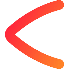 Less Than Sign Icon from Flex Gradient Set