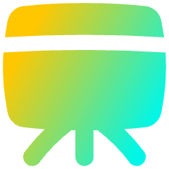 Projector Board Icon from Flex Gradient Set