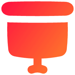 Projector Screen Icon from Flex Gradient Set