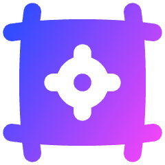 Registration Marks Icon from Flex Gradient Set
