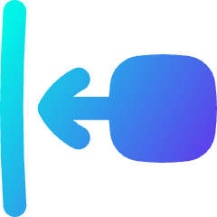 Move Left Icon from Flex Gradient Set