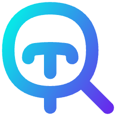 Search Text Icon from Flex Gradient Set