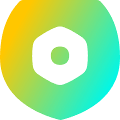 Security Setting Bolt Nut Icon from Flex Gradient Set