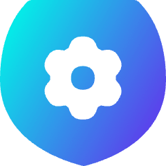 Security Setting Gear Icon from Flex Gradient Set