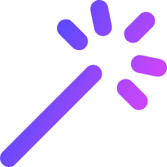 Magic Wand 1 Icon from Flex Gradient Set