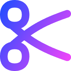 Scissors Icon from Flex Gradient Set
