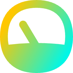 Dashboard Gauge Low 1 Icon from Flex Gradient Set