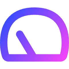 Dashboard Gauge Low 2 Icon from Flex Gradient Set