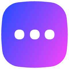 Horizontal Menu Square Icon from Flex Gradient Set