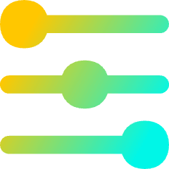 Horizontal Slider 2 Icon from Flex Gradient Set