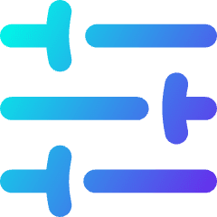 Horizontal Slider 3 Icon from Flex Gradient Set