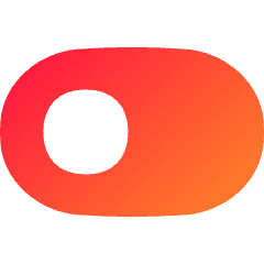 Horizontal Toggle Button Single Left Icon from Flex Gradient Set