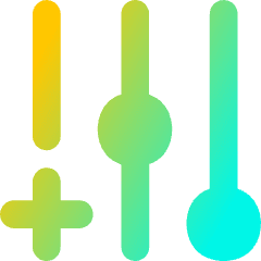 New Filter Slide Icon from Flex Gradient Set
