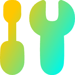 Screwdriver Wrench Icon from Flex Gradient Set