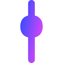 Vertical Slider 1 Icon from Flex Gradient Set