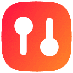 Vertical Slider Square Icon from Flex Gradient Set