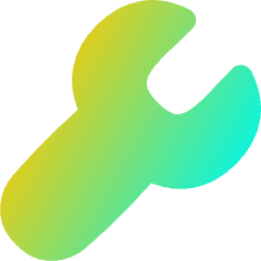 Wrench Icon from Flex Gradient Set