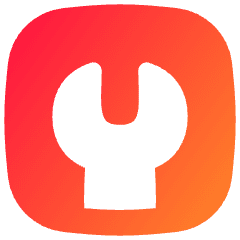 Wrench Square Icon from Flex Gradient Set