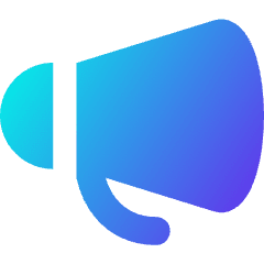 Megaphone 2 Icon from Flex Gradient Set