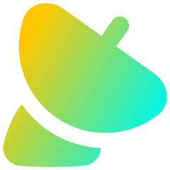 Satellite Dish Icon from Flex Gradient Set