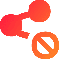 Share Link Block Icon from Flex Gradient Set