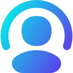 User Podcast Icon from Flex Gradient Set