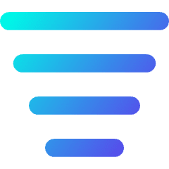 Filter Text Icon from Flex Gradient Set