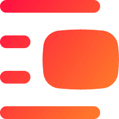 Insert Center Right 2 Icon from Flex Gradient Set
