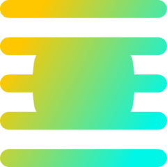 No Word Wrap Icon from Flex Gradient Set