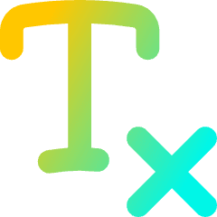 Remove Text Formatting Sentence Icon from Flex Gradient Set