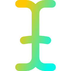 Text Bar Icon from Flex Gradient Set