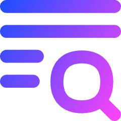 Text Search 1 Icon from Flex Gradient Set