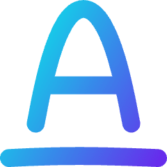 Underline Text 2 Icon from Flex Gradient Set