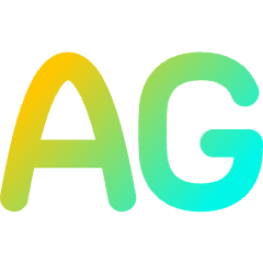 Uppercase Icon from Flex Gradient Set