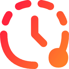 Countdown Timer Icon from Flex Gradient Set