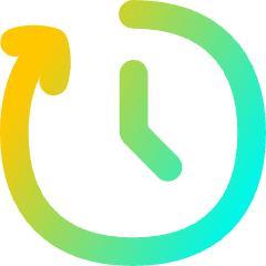 Fastforward Clock Icon from Flex Gradient Set