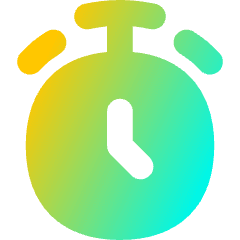 Stopwatch Icon from Flex Gradient Set