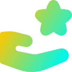 Give Star Icon from Flex Gradient Set