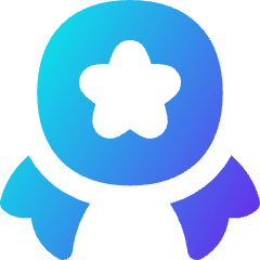 Star Badge Icon from Flex Gradient Set
