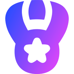 Star Medal Icon from Flex Gradient Set