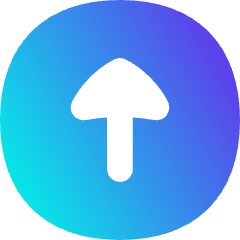 Upload Circle Icon from Flex Gradient Set